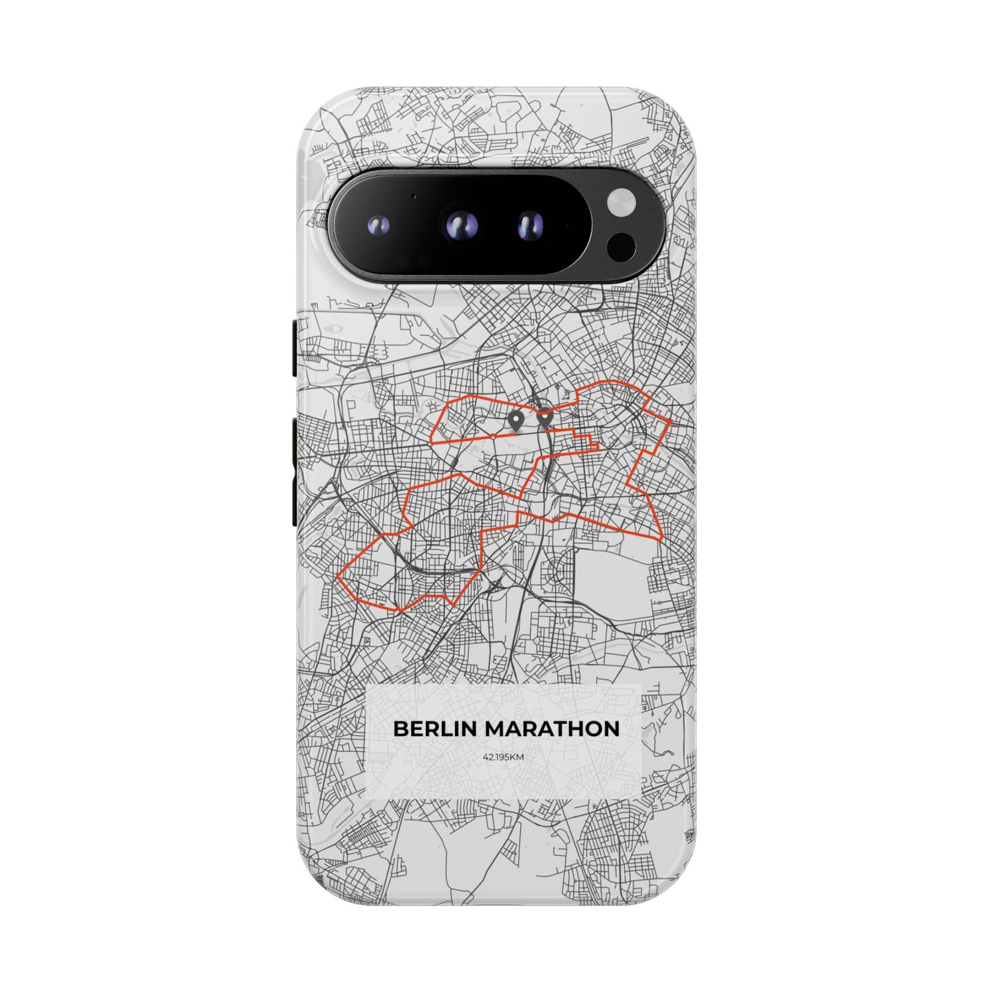 Berlin Marathon Route Tough Phone Case
