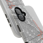 Chicago Marathon Route Magnetic Impact-Resistant Phone Case