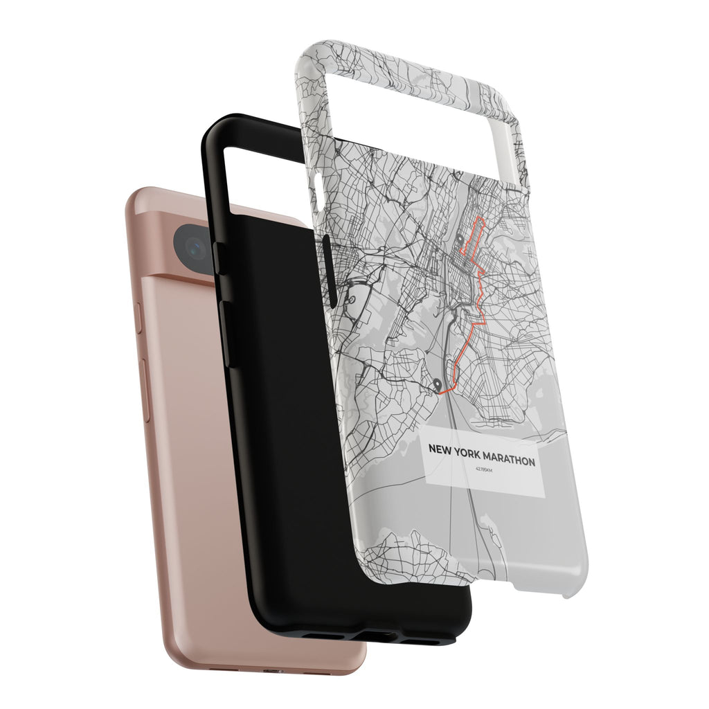 New York Marathon Route Tough Phone Case