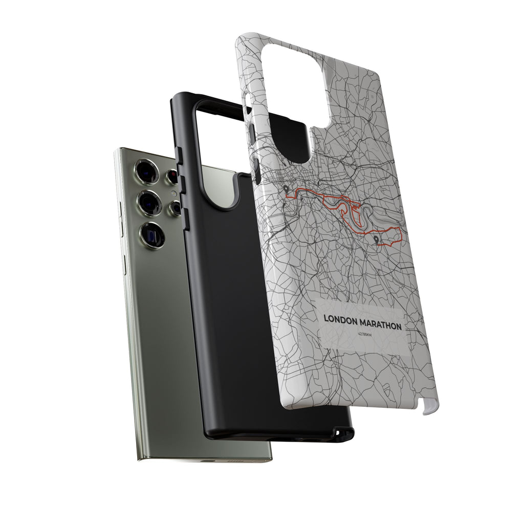 London Marathon Route Tough Phone Case