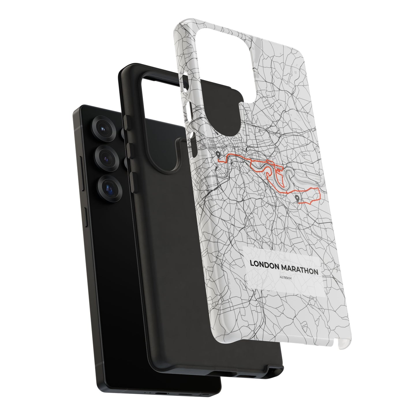 London Marathon Route Tough Phone Case