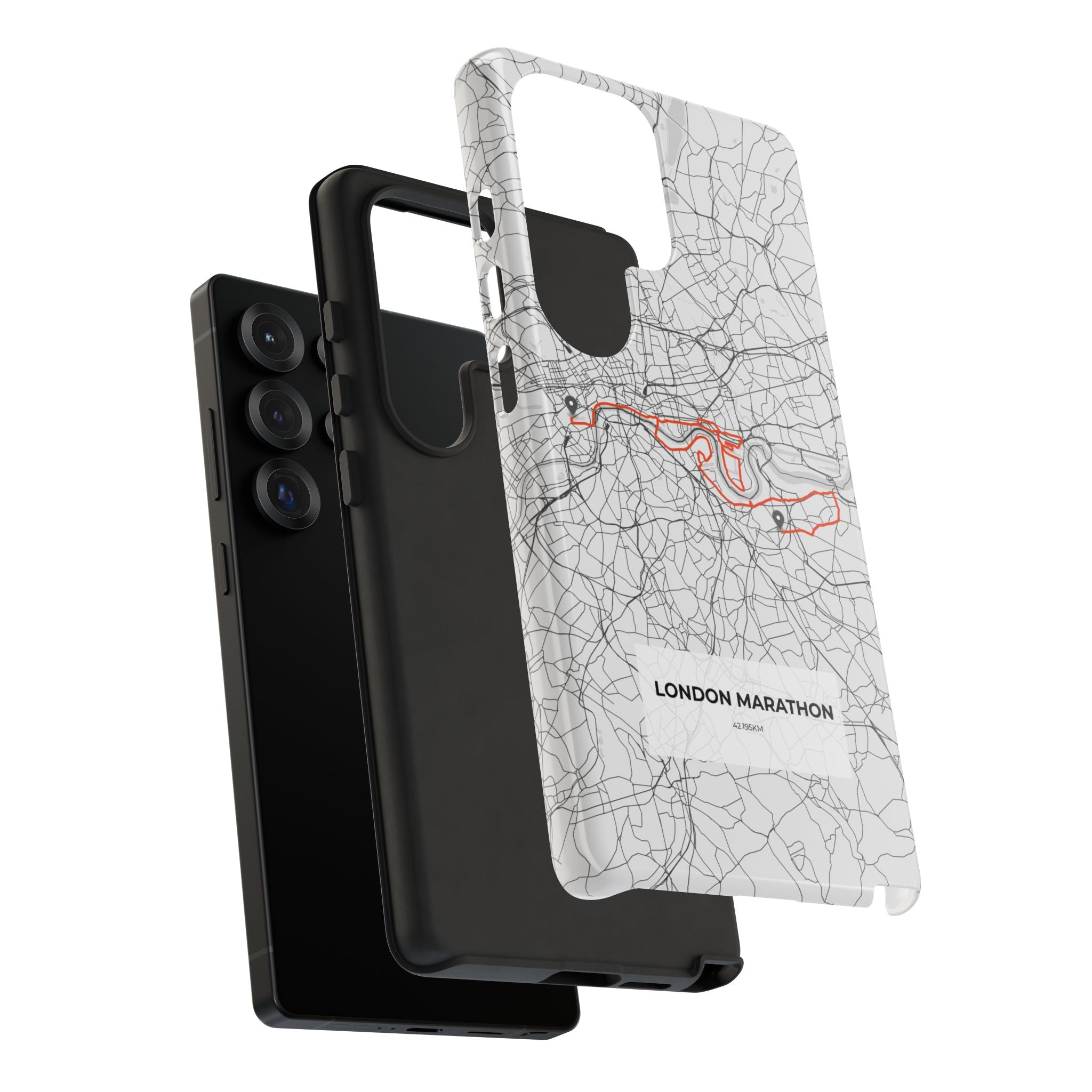 London Marathon Route Tough Phone Case