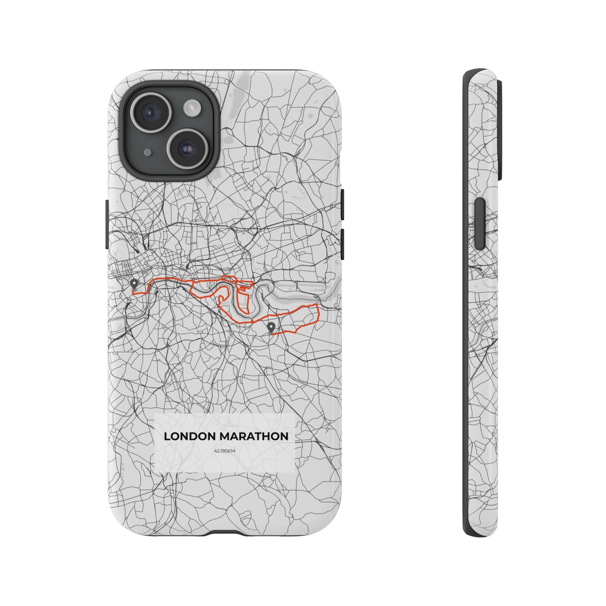 London Marathon Route Tough Phone Case