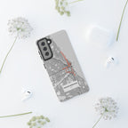Chicago Marathon Route Tough Phone Case