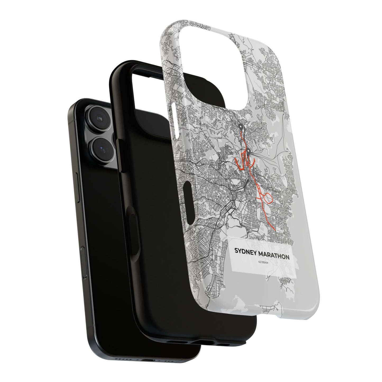 Sydney Marathon Route Tough Phone Case