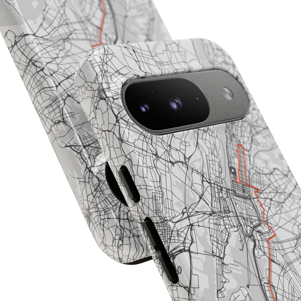New York Marathon Route Tough Phone Case