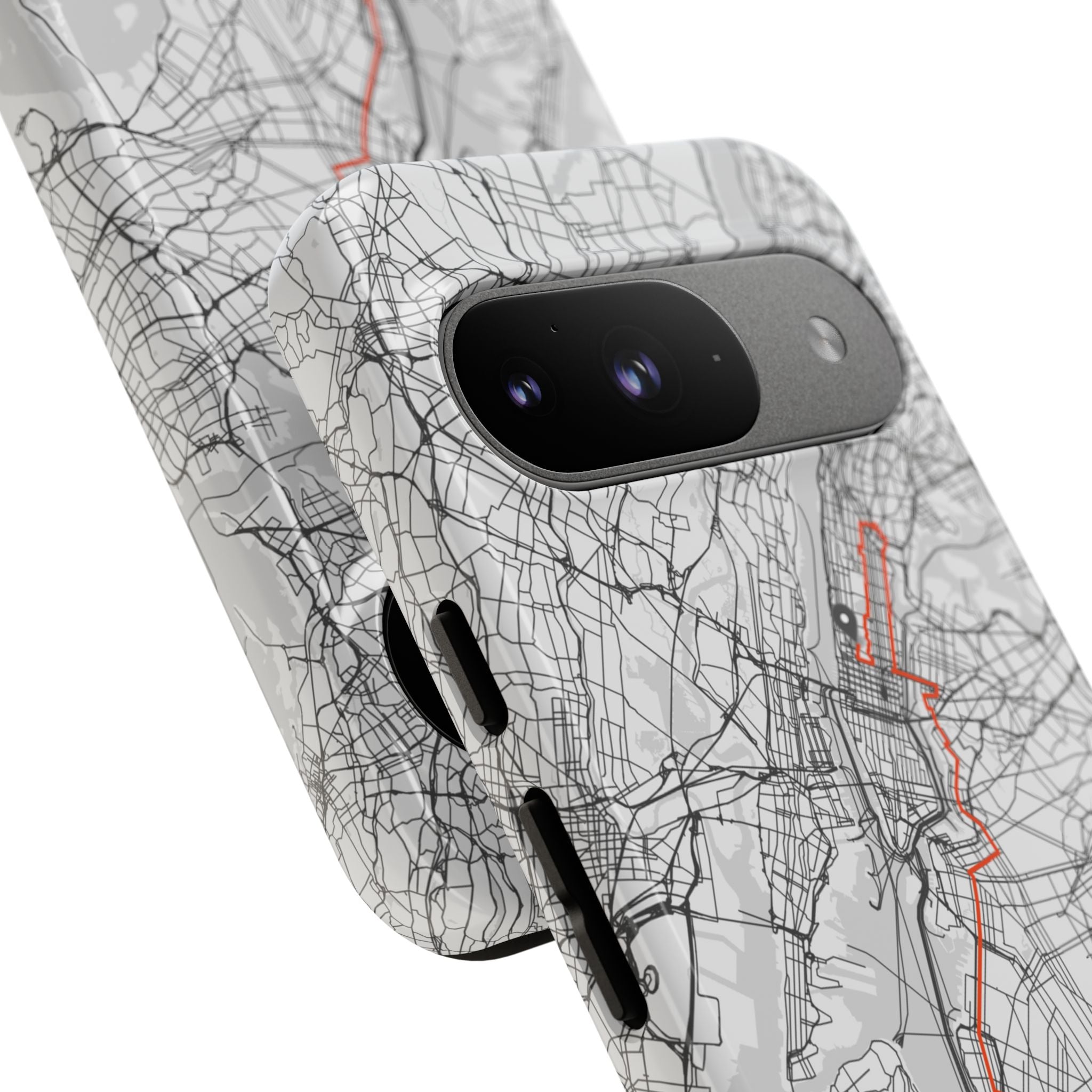 New York Marathon Route Tough Phone Case