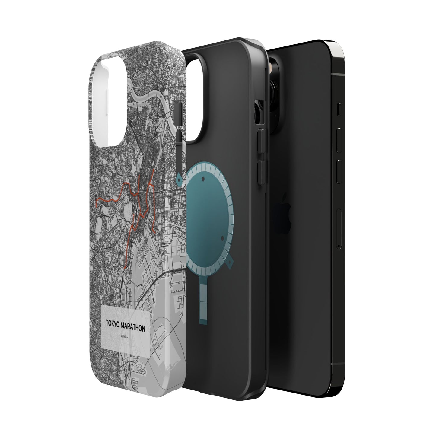 Tokyo Marathon Route Magnetic Impact-Resistant Phone Case