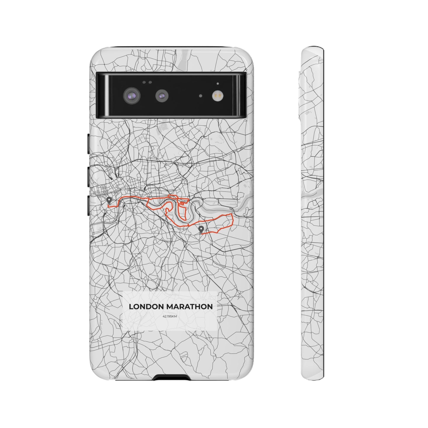 London Marathon Route Tough Phone Case
