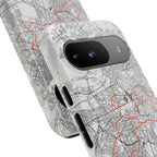 Berlin Marathon Route Tough Phone Case