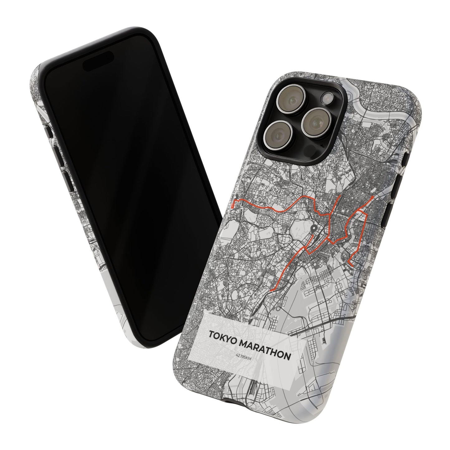 Tokyo Marathon Route Tough Phone Case
