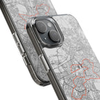 Berlin Marathon Route Clear Impact-Resistant Phone Case
