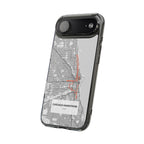 Chicago Marathon Route Clear Impact-Resistant Phone Case