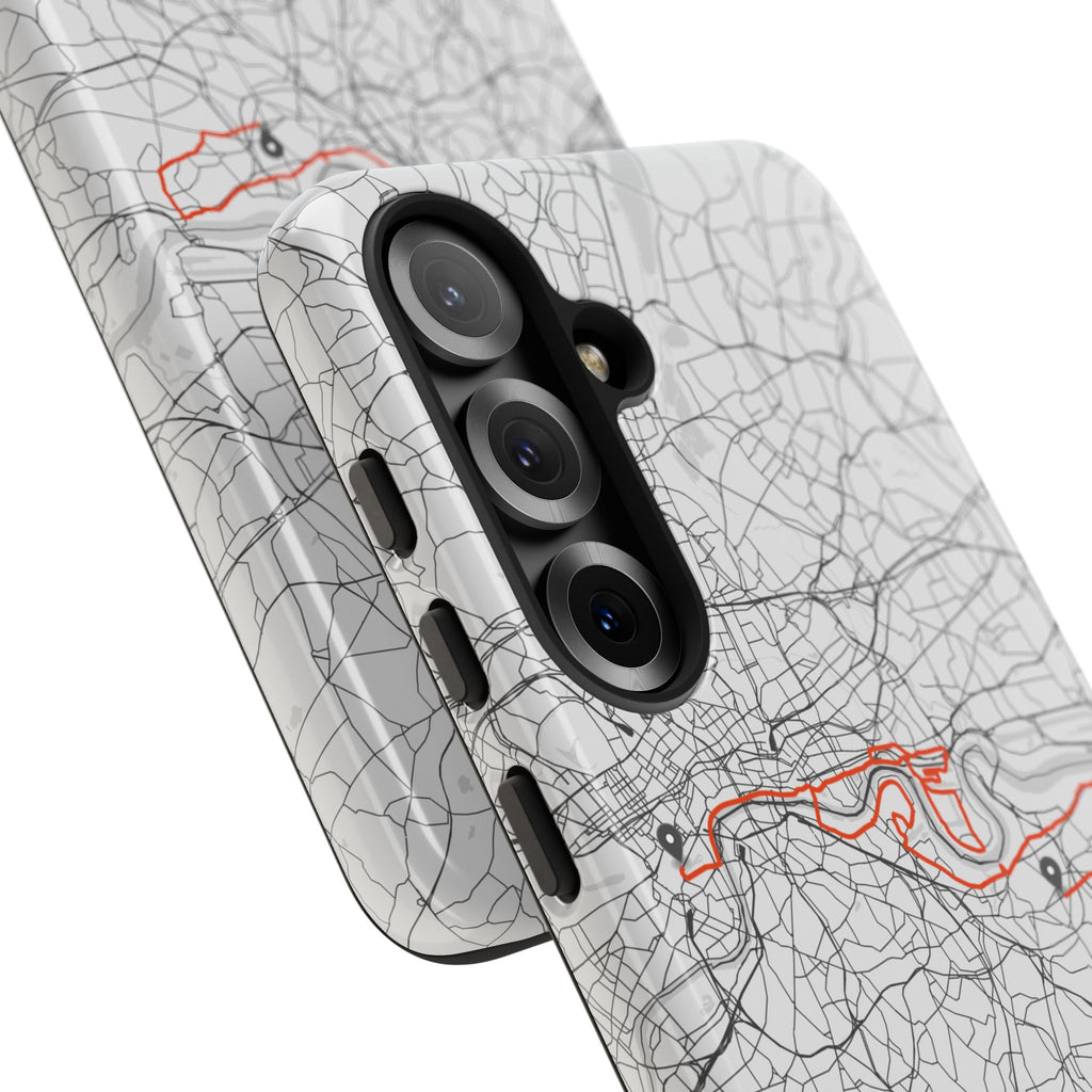 London Marathon Route Tough Phone Case