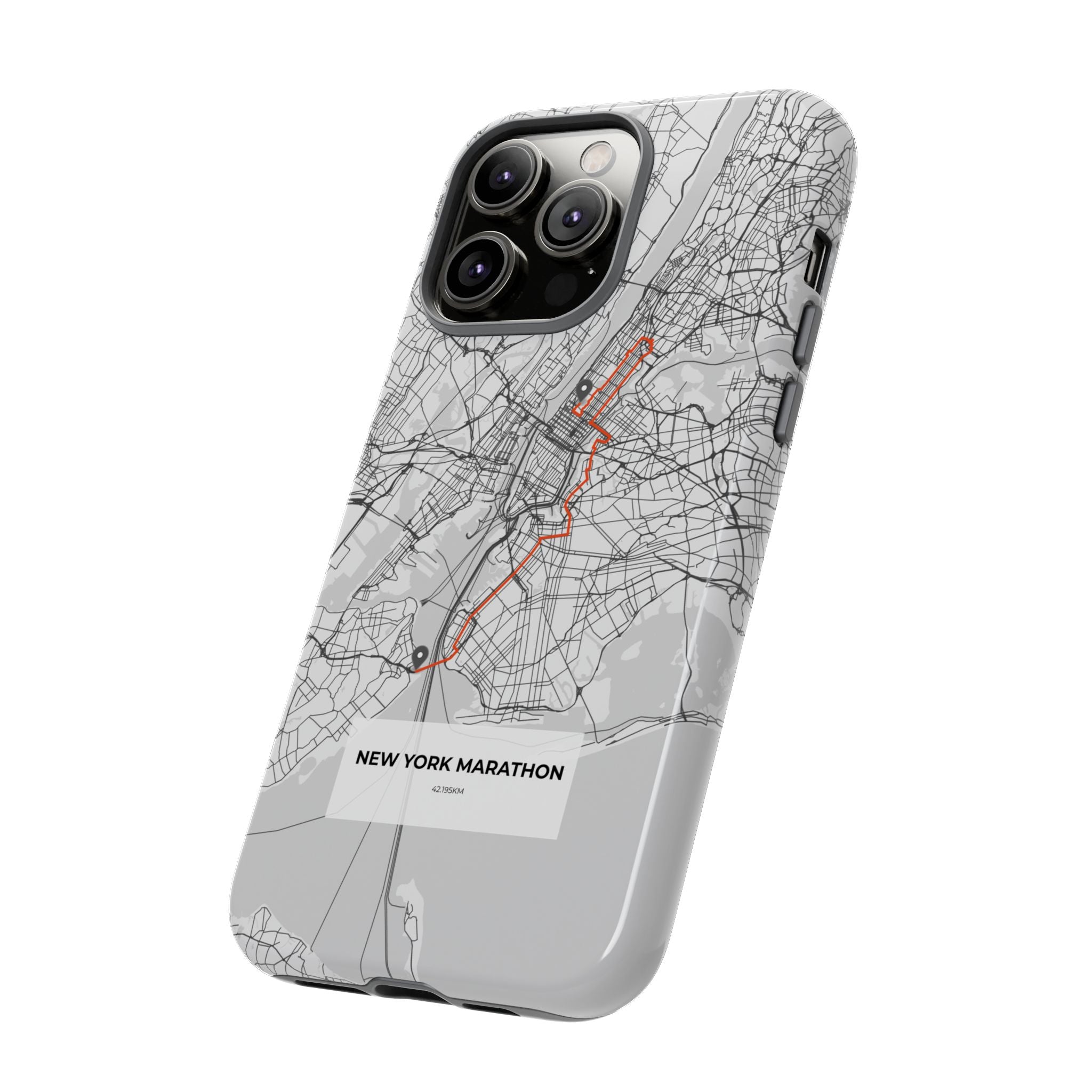 New York Marathon Route Tough Phone Case