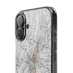 New York Marathon Route Clear Impact-Resistant Phone Case