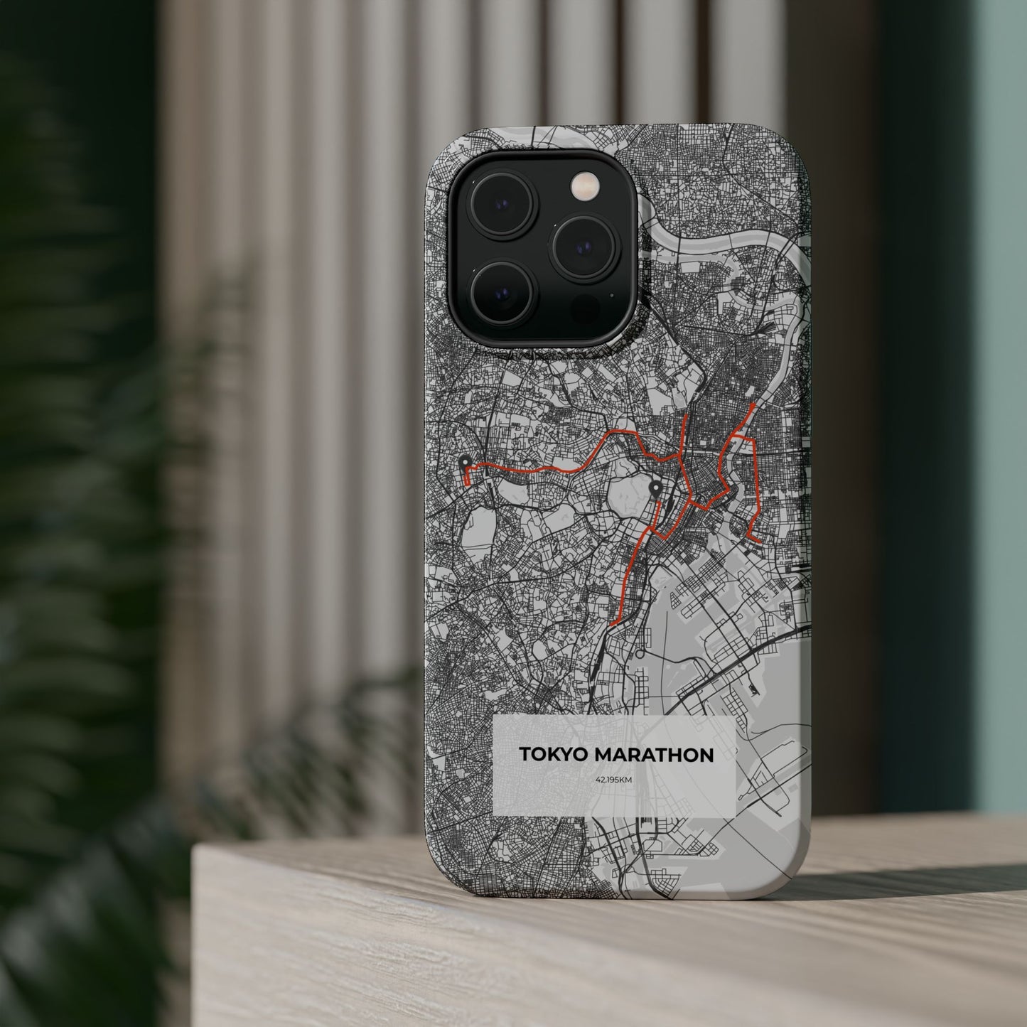 Tokyo Marathon Route Magnetic Impact-Resistant Phone Case