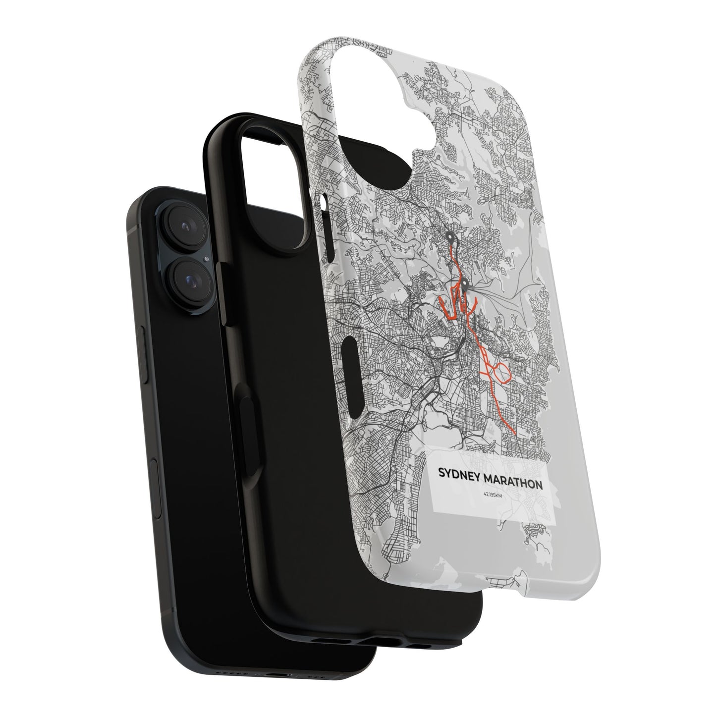 Sydney Marathon Route Tough Phone Case