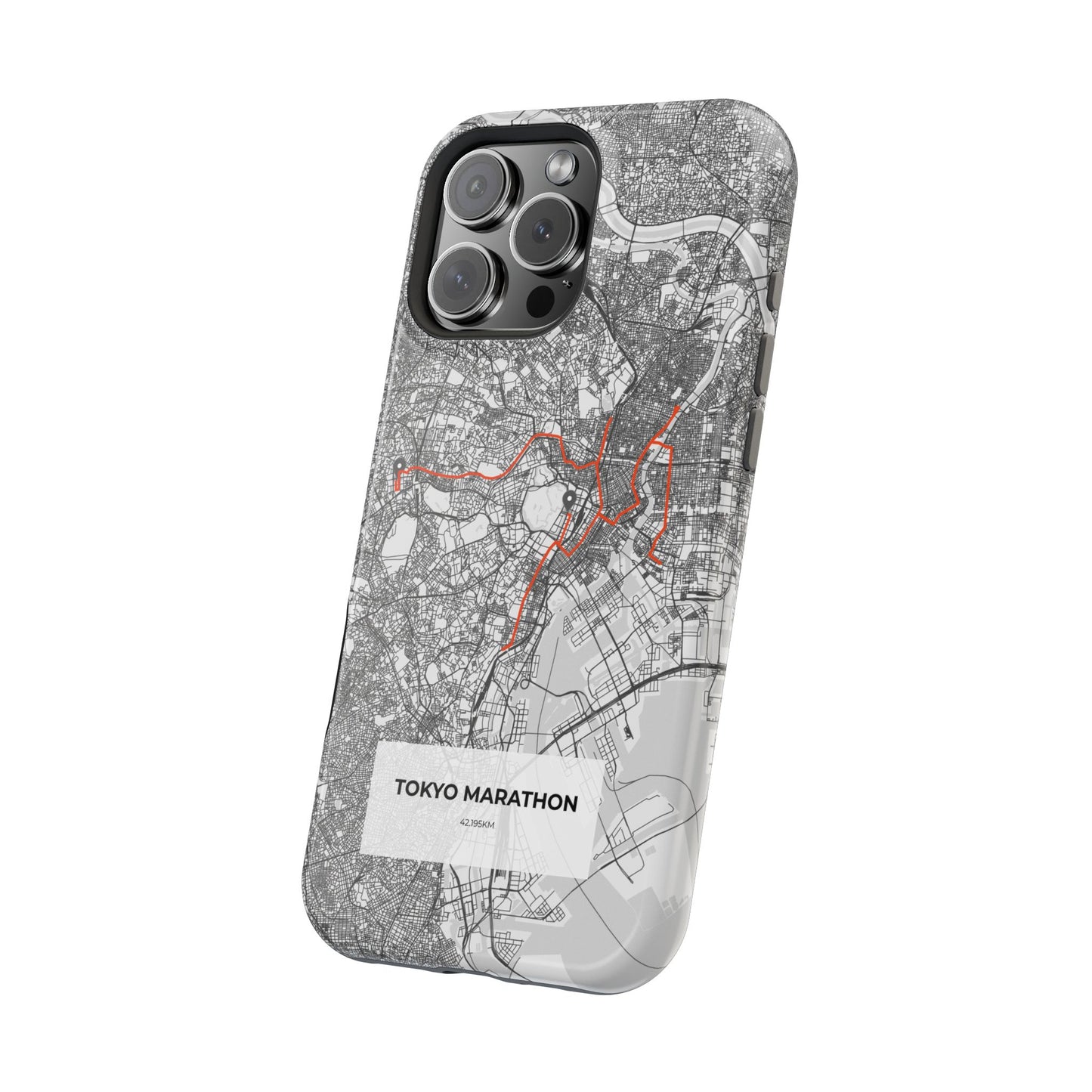 Tokyo Marathon Route Magnetic Impact-Resistant Phone Case