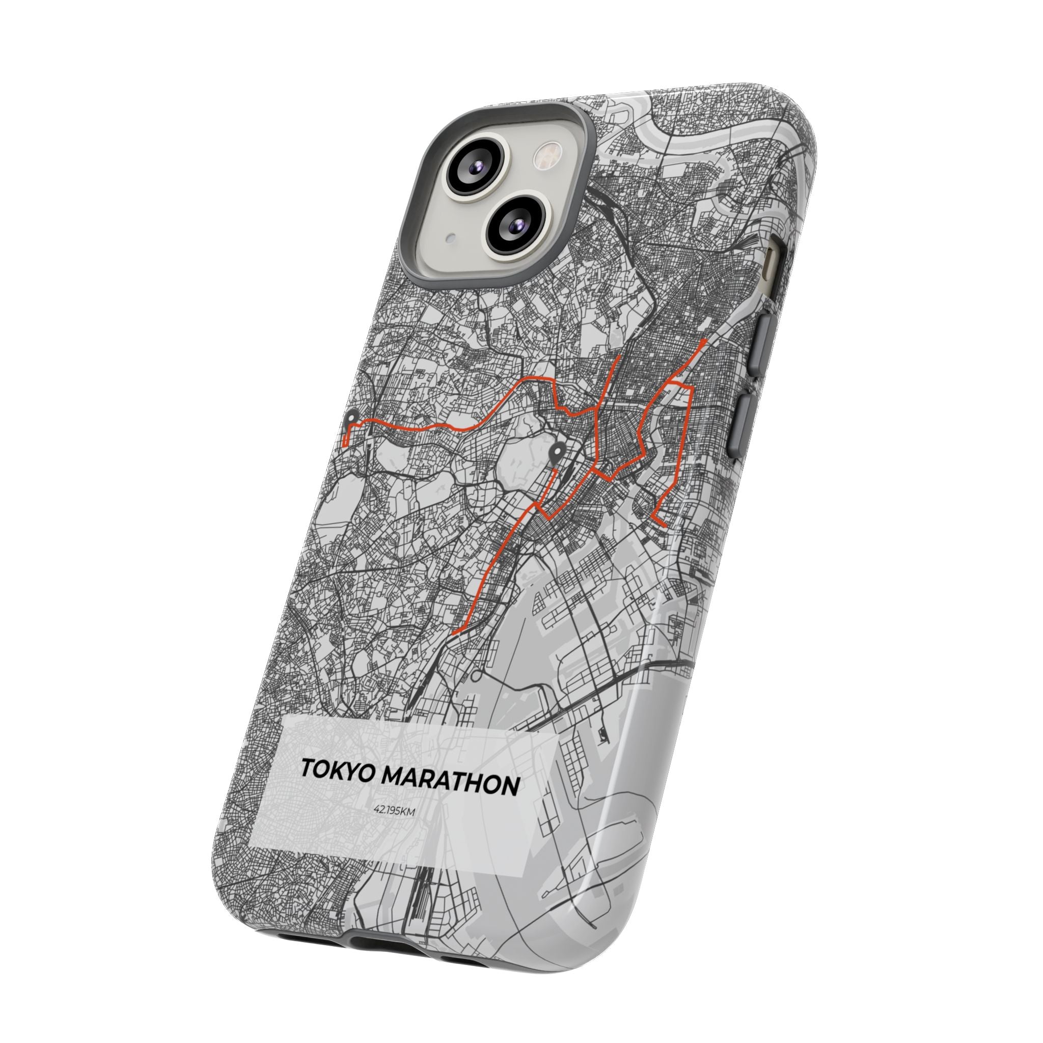Tokyo Marathon Route Tough Phone Case