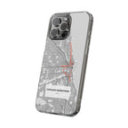 Chicago Marathon Route Clear Impact-Resistant Phone Case
