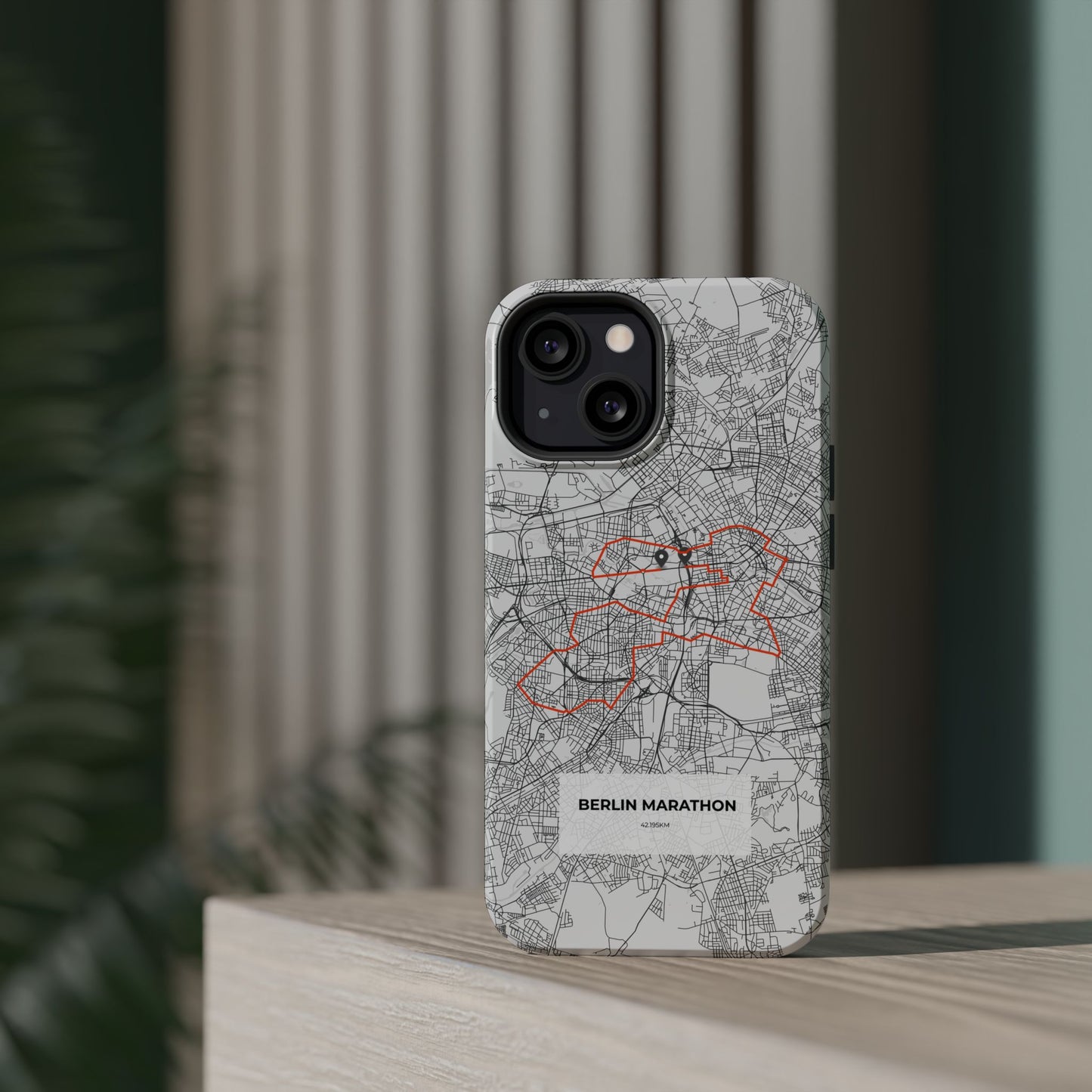 Berlin Marathon Route Magnetic Impact-Resistant Phone Case