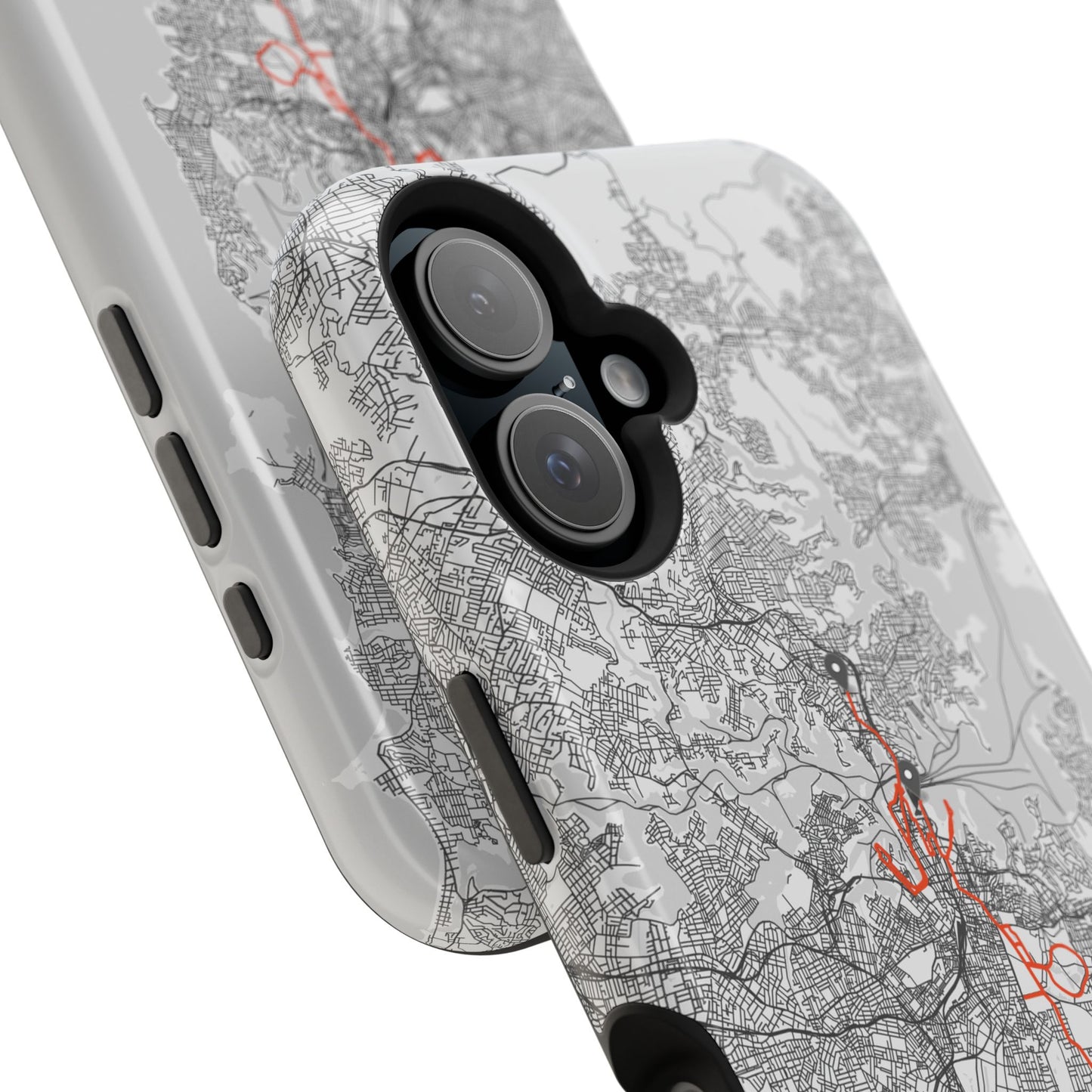 Sydney Marathon Route Magnetic Impact-Resistant Phone Case
