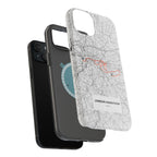 London Marathon Route Magnetic Impact-Resistant Phone Case