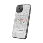 London Marathon Route Clear Impact-Resistant Phone Case