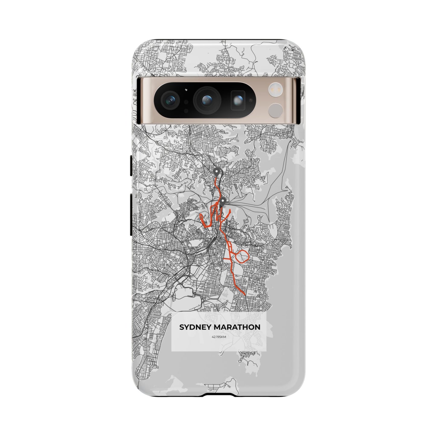 Sydney Marathon Route Tough Phone Case