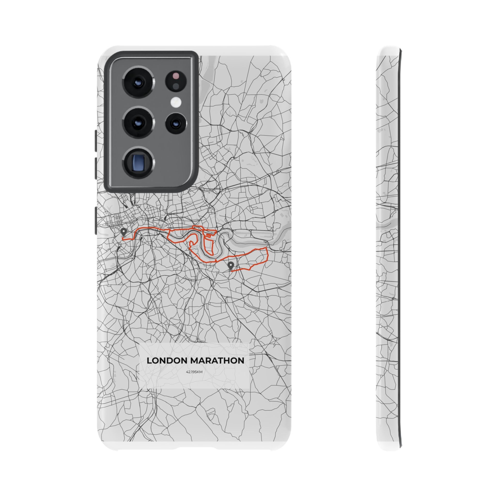 London Marathon Route Tough Phone Case