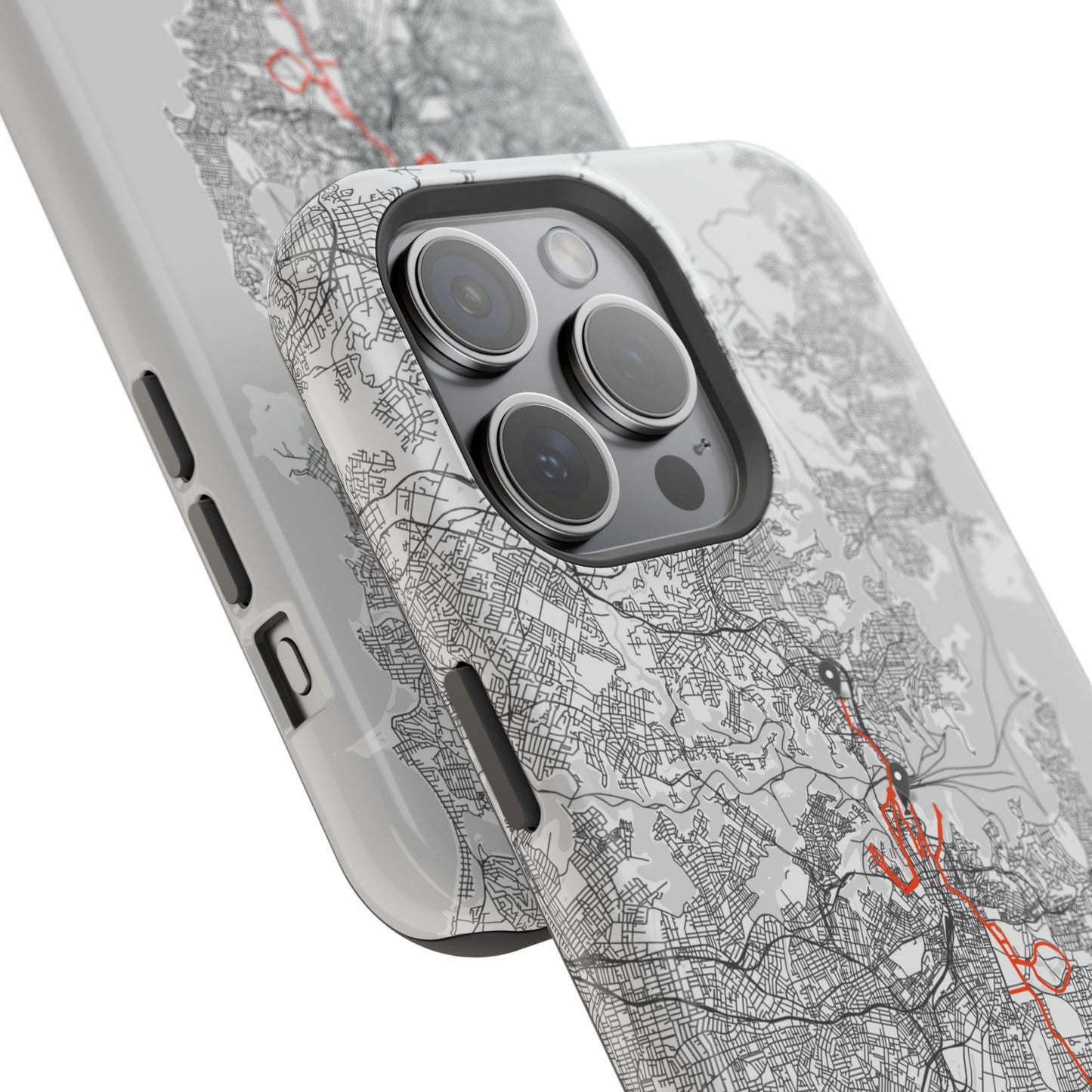 Sydney Marathon Route Magnetic Impact-Resistant Phone Case