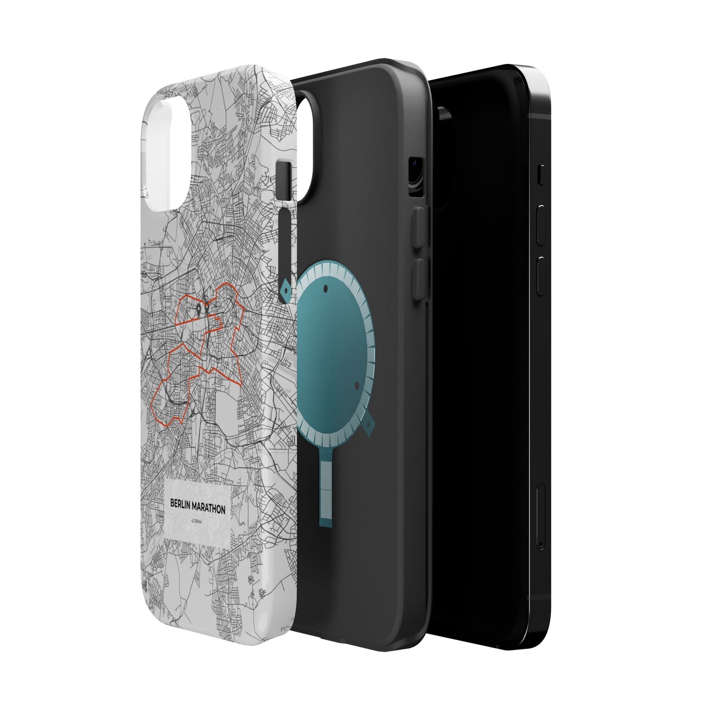 Berlin Marathon Route Magnetic Impact-Resistant Phone Case
