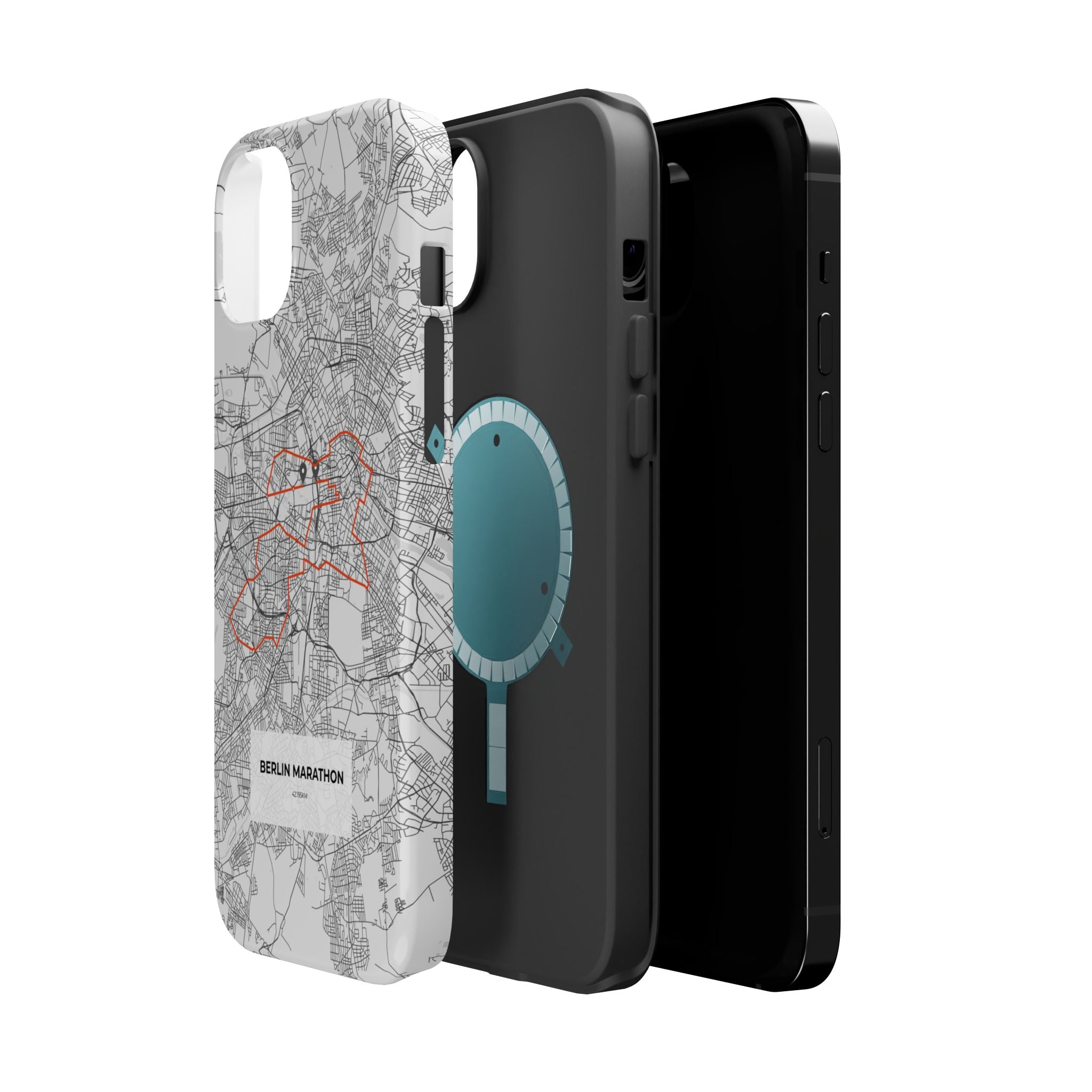 Berlin Marathon Route Magnetic Impact-Resistant Phone Case