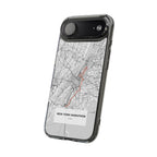 New York Marathon Route Clear Impact-Resistant Phone Case