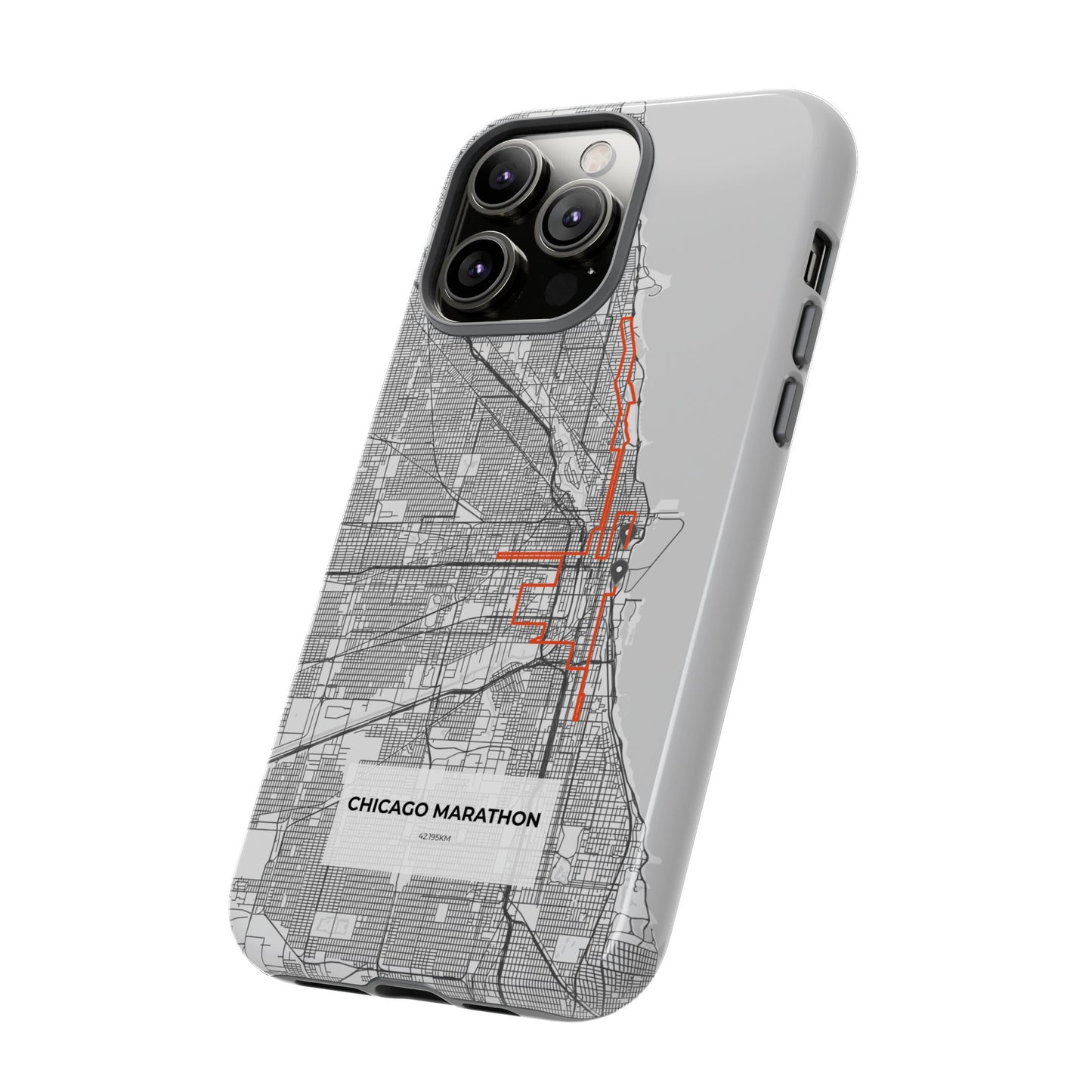 Chicago Marathon Route Tough Phone Case
