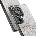 London Marathon Route Clear Impact-Resistant Phone Case