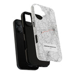 Boston Marathon Route Tough Phone Case