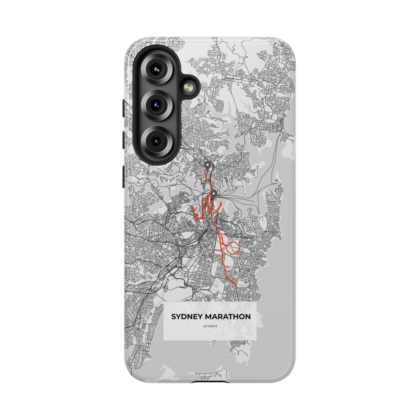 Sydney Marathon Route Tough Phone Case