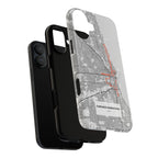 Chicago Marathon Route Tough Phone Case