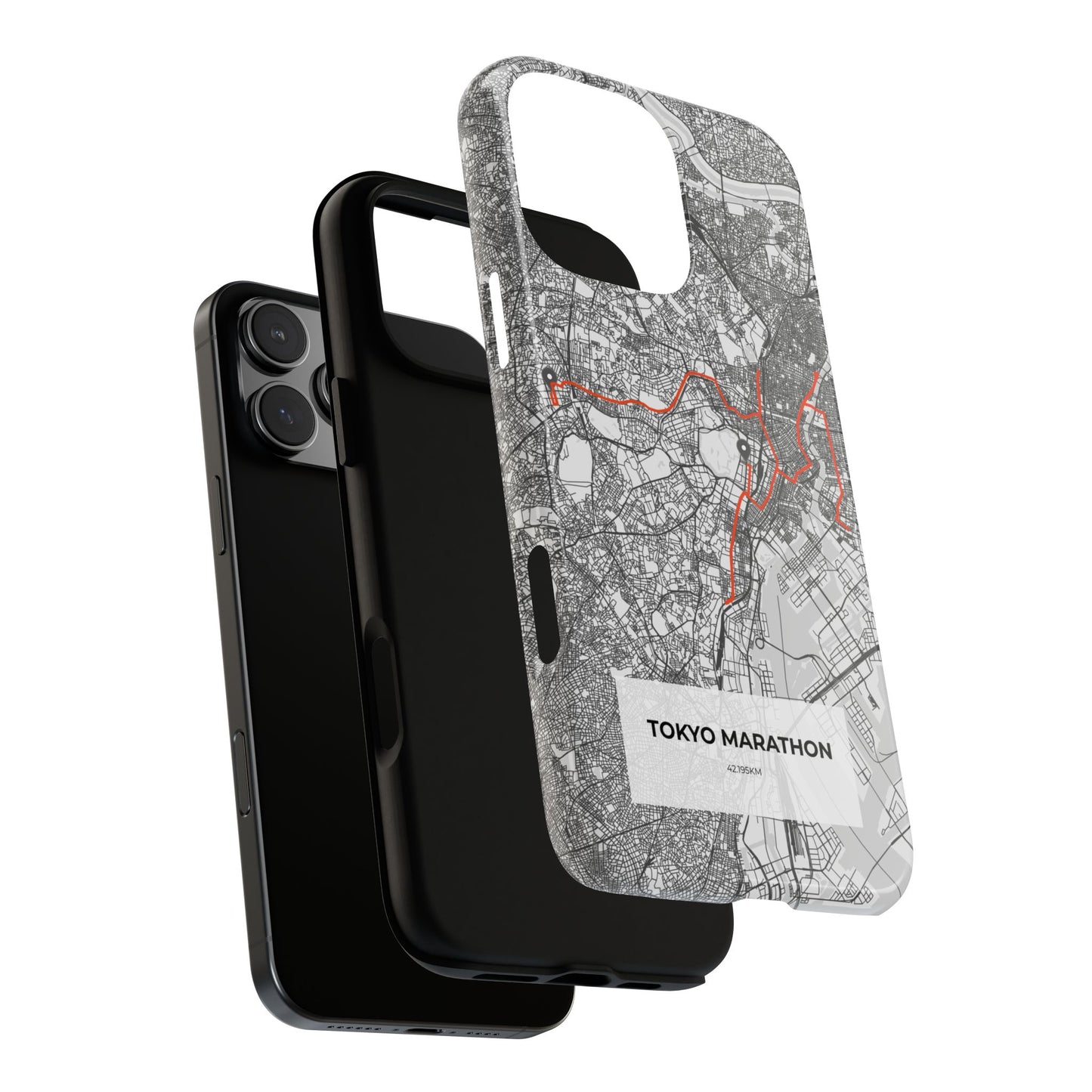 Tokyo Marathon Route Tough Phone Case