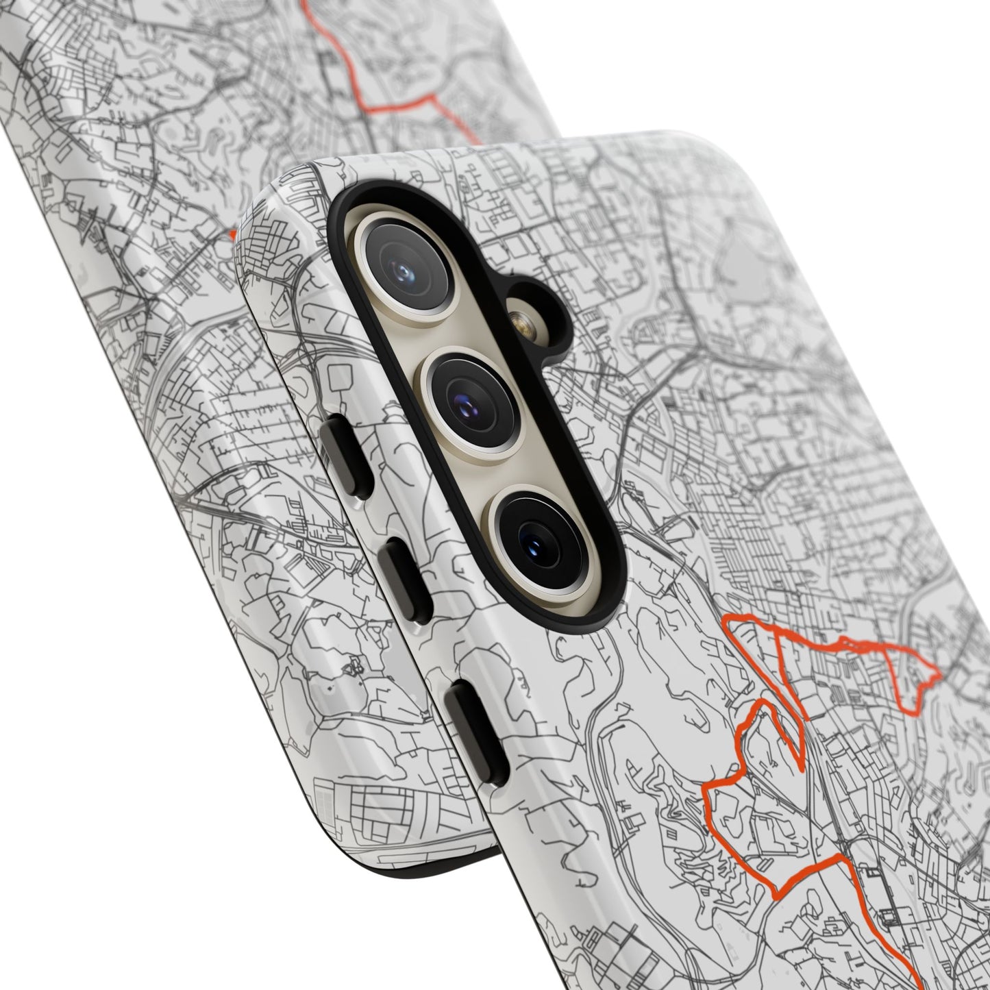 Customized Marathon Route Tough Phone Case