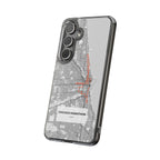 Chicago Marathon Route Clear Impact-Resistant Phone Case