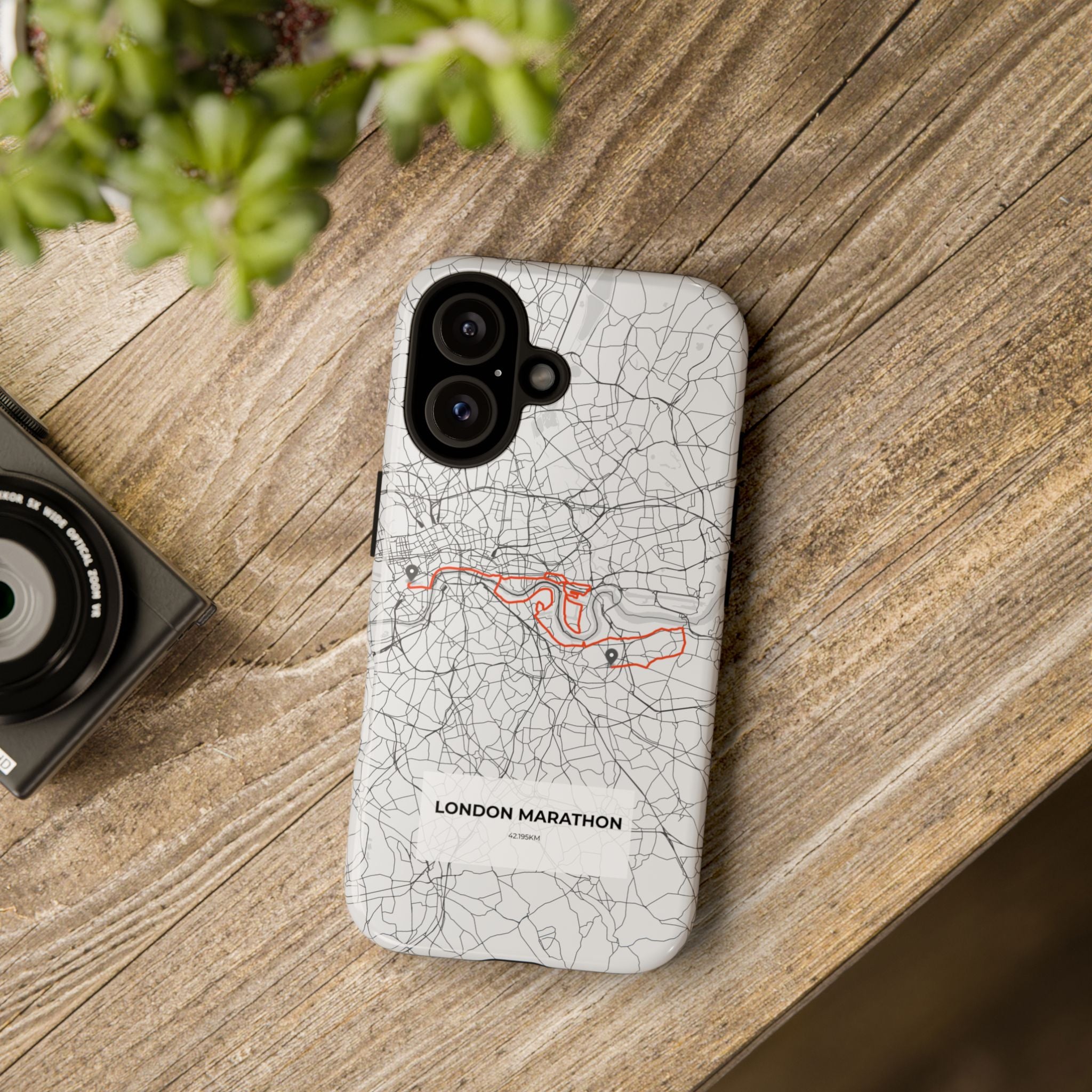 London Marathon Route Tough Phone Case