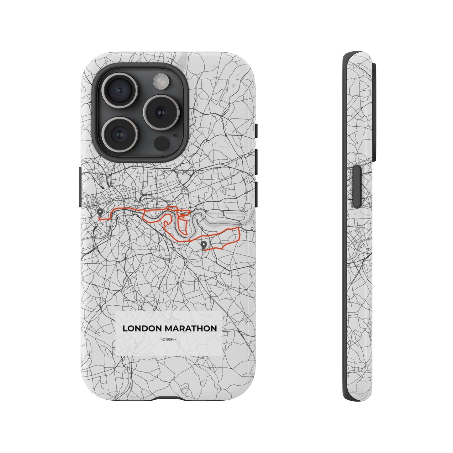 London Marathon Route Tough Phone Case