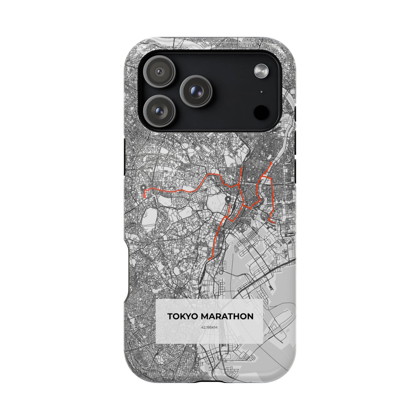 Tokyo Marathon Route Magnetic Impact-Resistant Phone Case