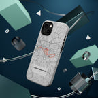 London Marathon Route Magnetic Impact-Resistant Phone Case
