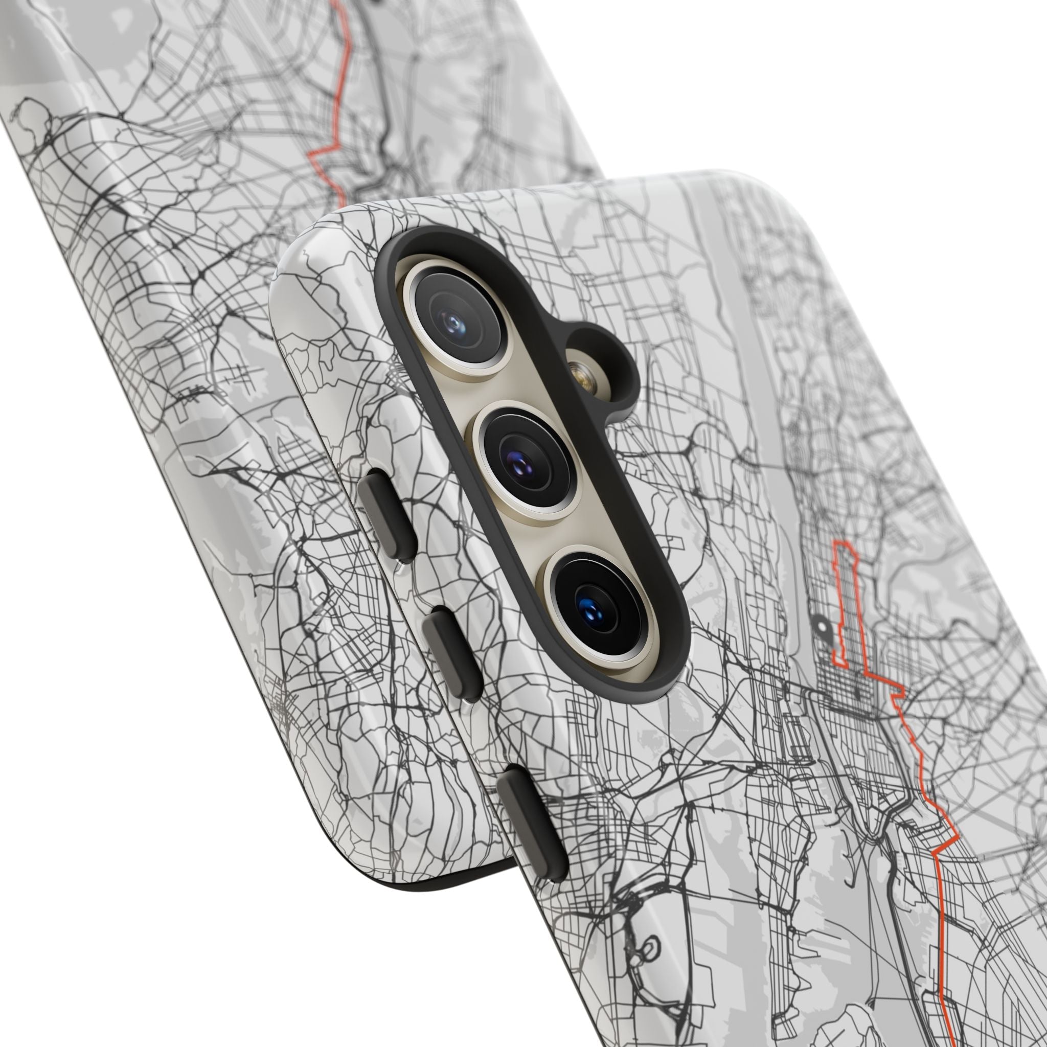 New York Marathon Route Tough Phone Case