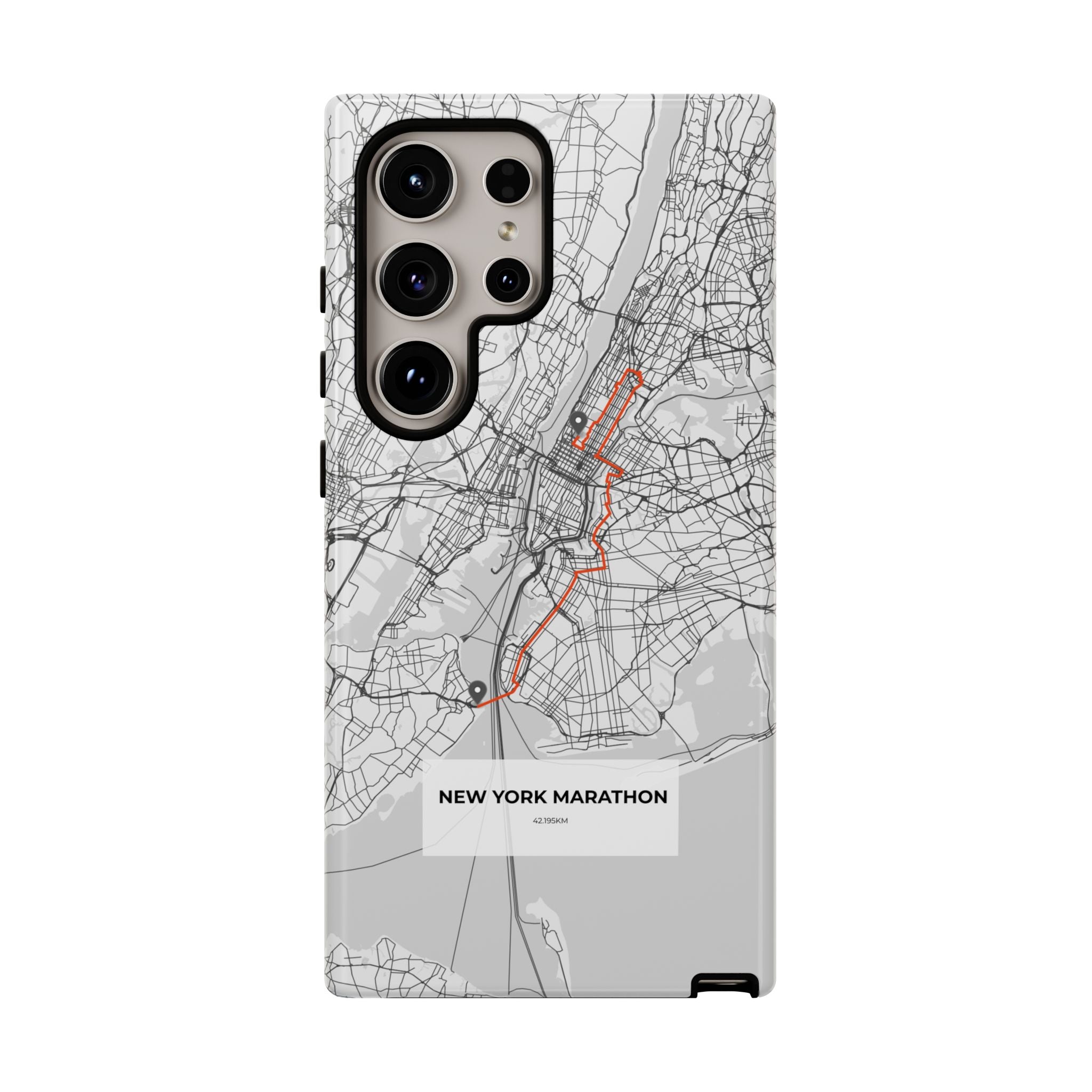 New York Marathon Route Tough Phone Case