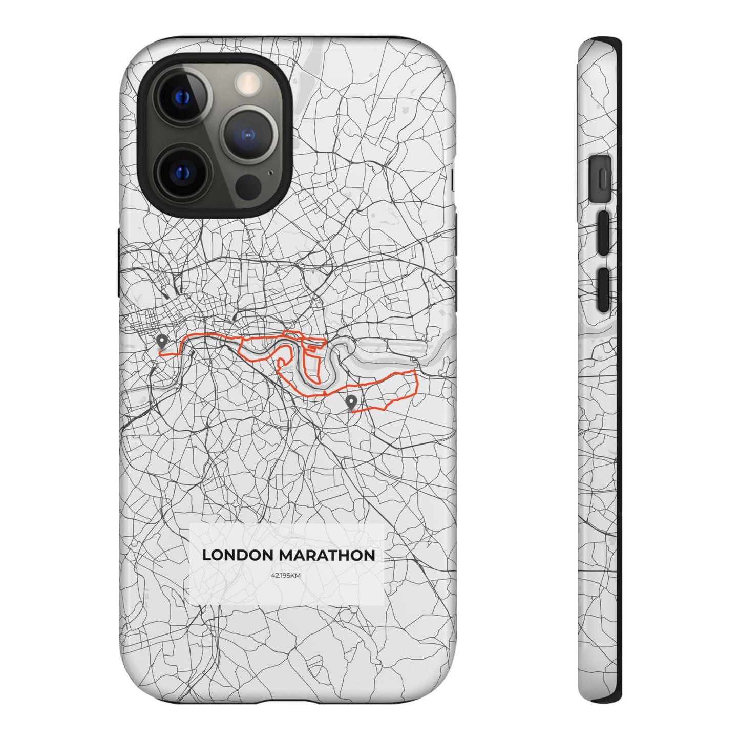 London Marathon Route Tough Phone Case